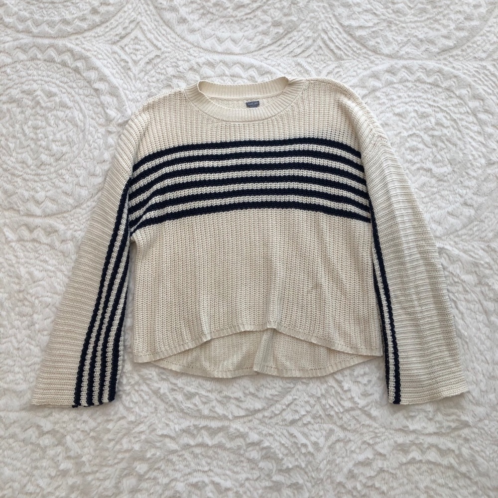 Aerie knit striped sweater.